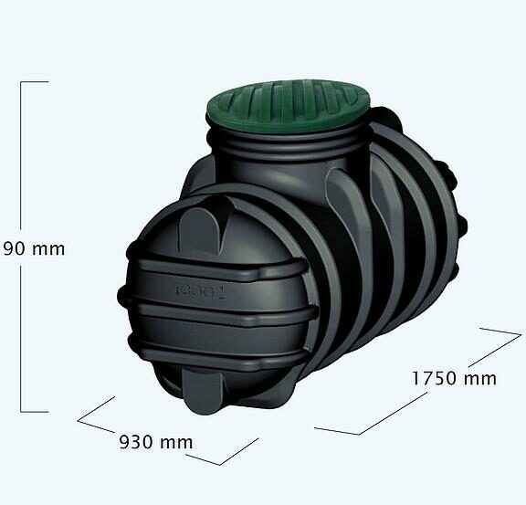 Podzemni rezervoar 1000 L specifikacije