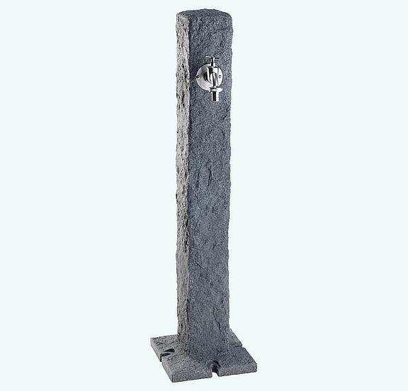 Stebriček za odvzem vode temno siv izgled