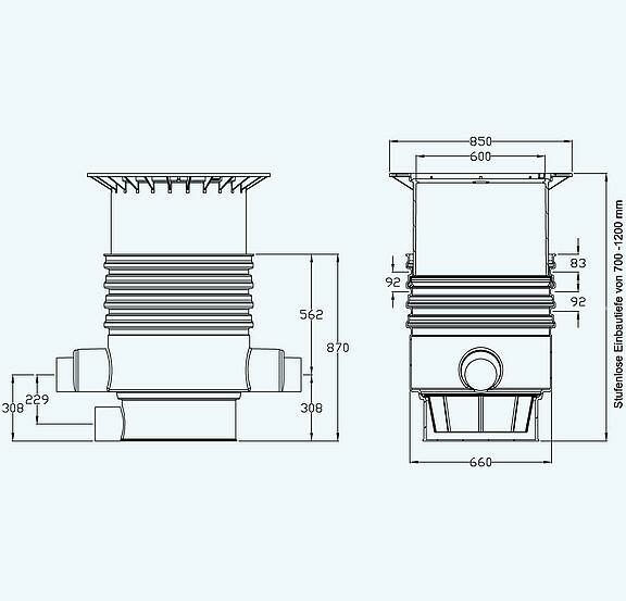 Industrijski filter Universal 3 zunanji specifikacije